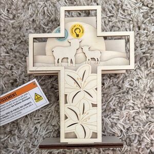 🌻 Make Market DIY Plywood Cross Craft NWT